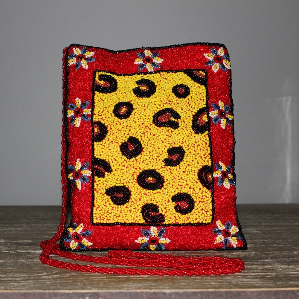 Beaded Crossbody Handbag